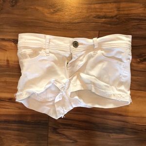 Hollister White Shorts